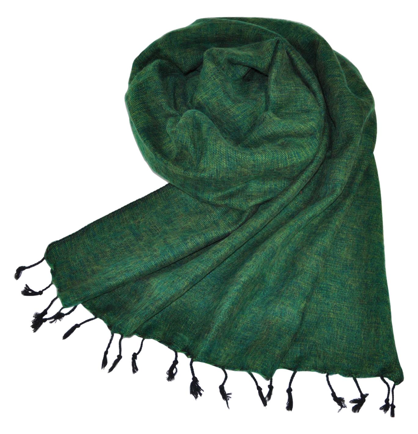 Overvloed halfgeleider Troosteloos Omslagdoek Groen | Fairtrade | Nepal | online bestellen |shawls4you.nl