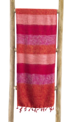Omslagdoek sjaal Pashmina oranje rose 1